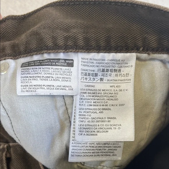 Levi's Straight Jeans Brown - Picture 5 of 12